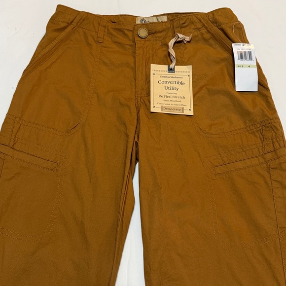 Democracy Pants - Democracy Convertible Utility Cargo Pants size 4 NWT